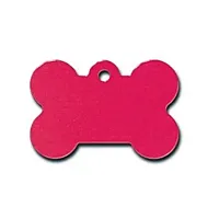 Hillman Group Small Standard Bone ID Tag - Red