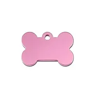 Hillman Group Small Standard Bone ID Tag - Light Pink