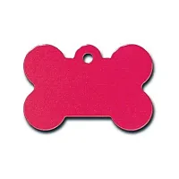 Hillman Group Large Standard Bone ID Tag - Red