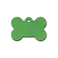 Hillman Group Large Standard Bone ID Tag - Green