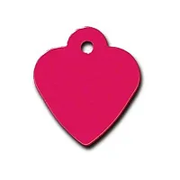Hillman Group Small Standard Heart ID Tag - Red