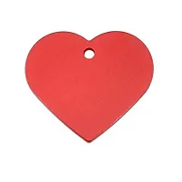 Hillman Group Large Standard Heart ID Tag - Red