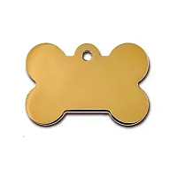 Hillman Group Large Polished Bone ID Tag - Gold