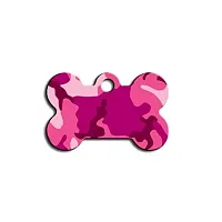 Hillman Group Small Camouflage Bone ID Tag - Pink