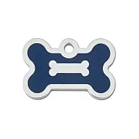 Hillman Group Small Epoxy Filled Bone ID Tag - Blue