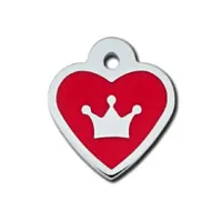 Hillman Group Small Epoxy Filled Heart ID Tag