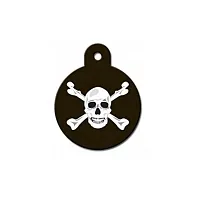 Hillman Group Skull & Crossbones Large Circle ID Tag