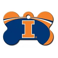 Hillman Group Illinois Fighting Illini Bone ID Tag