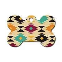 Hillman Group Aztec Multi-color Large Bone ID Tag
