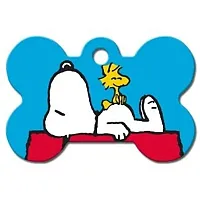 Hillman Group Snoopy House Large Bone ID Tag