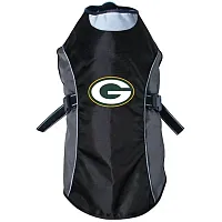 Hunter Green Bay Packers Water Resistant Reflective Pet Jacket - XS