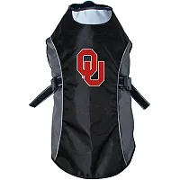 Hunter Oklahoma Sooners Water Resistant Reflective Pet Jacket - Med