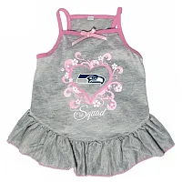 Hunter Seattle Seahawks &quot;Too Cute Squad&quot; Pet Dress - Medium
