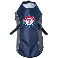 Hunter Texas Rangers Water Resistant Reflective Pet Jacket - Medium