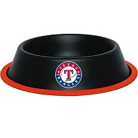 Hunter Texas Rangers Gloss Black Pet Bowl