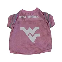 Pet Goods Manufacturing West Virginia Mountaineers Collegiate Pink Pet Jersey -