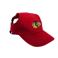 Little Earth Productions Chicago Blackhawks Pet Baseball Hat - Small