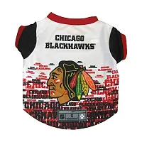 Little Earth Productions Chicago Blackhawks Pet Performance Tee - Small
