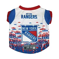 Little Earth Productions New York Rangers Pet Performance Tee - Small