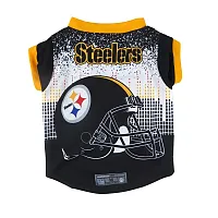 Little Earth Productions Pittsburgh Steelers Pet Performance Tee - Small