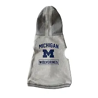 Little Earth Productions Michigan Wolverines Pet Crewneck Hoodie - Teacup