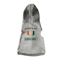 Little Earth Productions Miami Hurricanes Pet Crewneck Hoodie - Medium