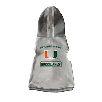 Little Earth Productions Miami Hurricanes Pet Crewneck Hoodie - Teacup