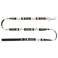 Little Earth Productions Pittsburgh Steelers Premium Pet Nylon Leash - S/M