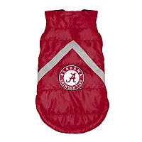 Little Earth Productions Alabama Crimson Tide Pet Puffer Vest - Teacup