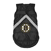Little Earth Productions Boston Bruins Pet Puffer Vest - Teacup