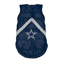 Little Earth Productions Dallas Cowboys Pet Puffer Vest - Medium
