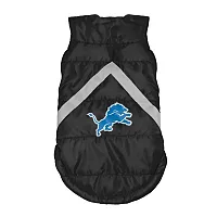 Little Earth Productions Detroit Lions Pet Puffer Vest - Medium