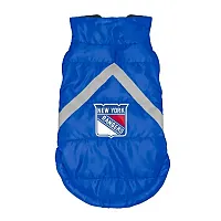 Little Earth Productions New York Rangers Pet Puffer Vest - Teacup