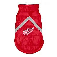 Detroit Red Wings Pet Puffer Vest - Teacup