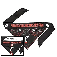 Little Earth Productions Cincinnati Bearcats Pet Reversible Paisley Bandana - S