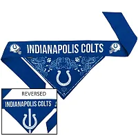 Little Earth Productions Indianapolis Colts Pet Reversible Paisley Bandana - La
