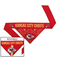 Little Earth Productions Kansas City Chiefs Pet Reversible Paisley Bandana - XS