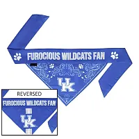 Little Earth Productions Kentucky Wildcats Pet Reversible Paisley Bandana - Sma
