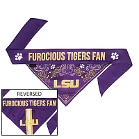 Little Earth Productions LSU Tigers Pet Reversible Paisley Bandana - Medium