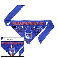 Little Earth Productions New York Rangers Pet Reversible Paisley Bandana - XS