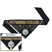 Little Earth Productions Pittsburgh Steelers Pet Reversible Paisley Bandana - L