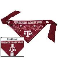 Little Earth Productions Texas A&M Aggies Pet Reversible Paisley Bandana - Medi