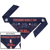 Little Earth Productions Ole Miss Rebels Pet Reversible Paisley Bandana - Large