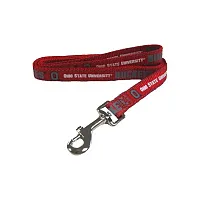 Pet Goods Manufacturing Ohio State Buckeyes Pet Reflective Nylon Leash - Medium