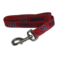 Pet Goods Manufacturing Ole Miss Rebels Pet Reflective Nylon Leash - Large