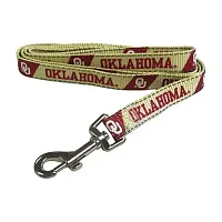 Pet Goods Manufacturing Oklahoma Sooners Pet Reflective Nylon Leash - Large