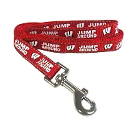 Pet Goods Manufacturing Wisconsin Badgers Pet Reflective Nylon Leash - Medium