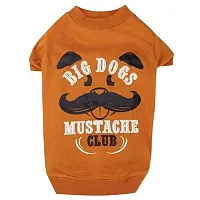 Pet Edge Big Dogs Mustache Club Dog Tee - Small
