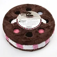 Pet Edge Savvy Tabby Cookie Challenge Cat Toy