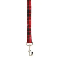 Pet Edge East Side Collection Yuletide Tartan Lead - Small